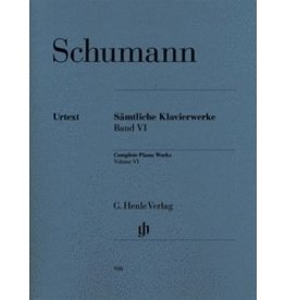 Henle Urtext Editions Schumann - Complete Piano Works - Volume 6