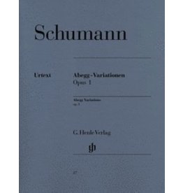 Henle Urtext Editions Schumann - Abegg Variations F Major Op. 1