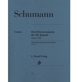 Henle Urtext Editions Schumann - 3 Piano Sonatas for the Young, Op. 118
