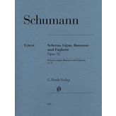 Henle Urtext Editions Schumann - Scherzo, Gigue, Romance, and Fughetta Op. 32