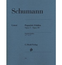 Henle Urtext Editions Schumann - Paganini Studies, Op. 3 and Op. 10