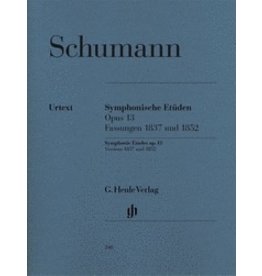 Henle Urtext Editions Schumann - Symphonic Etudes Op. 13 (Early, Late, and 5 Posthumous Versions)