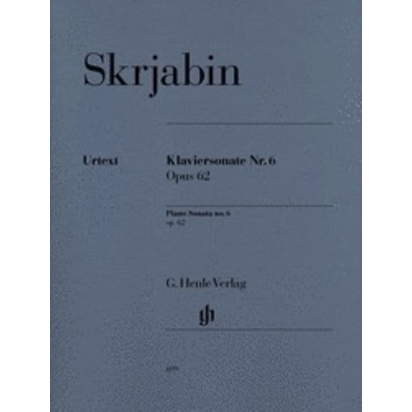 Henle Urtext Editions Skrjabin - Sonata for Piano Op. 62, No. 6