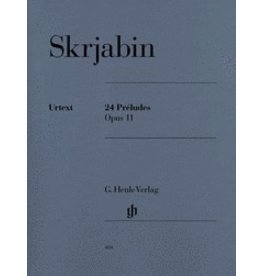 Henle Urtext Editions Skrjabin - 24 Preludes Op. 11