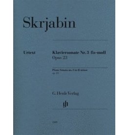 Henle Urtext Editions Skrjabin - Piano Sonata No. 3 in F-sharp minor, Op. 23