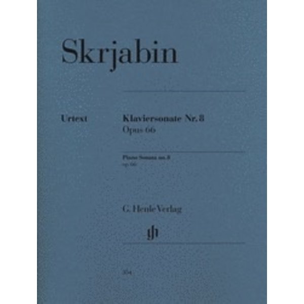 Henle Urtext Editions Skrjabin - Sonata for Piano Op. 66, No. 8