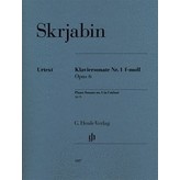 Henle Urtext Editions Skrjabin - Piano Sonata No. 1 in F minor, Op. 6