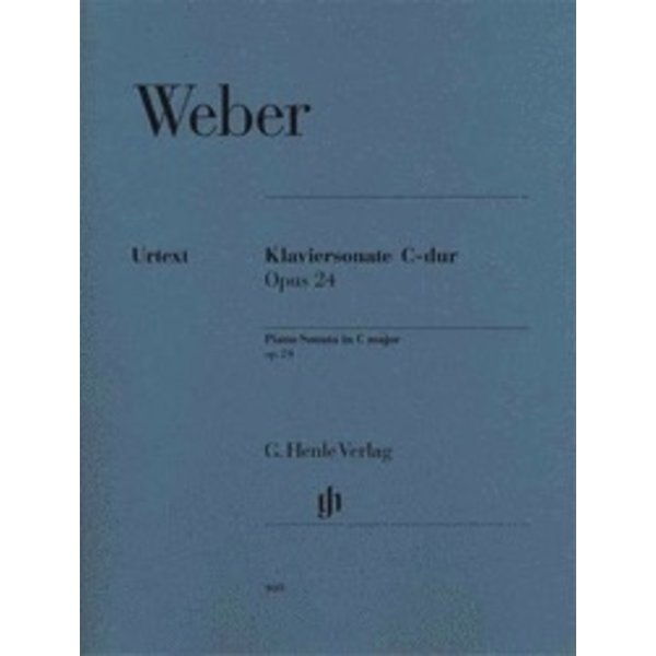 Henle Urtext Editions Weber - Piano Sonata in C Major Op. 24