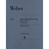 Henle Urtext Editions Weber - Selected Piano Works (Concert Pieces, Variations)