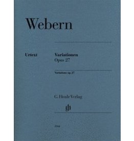 Henle Urtext Editions Webern - Variations Op. 27