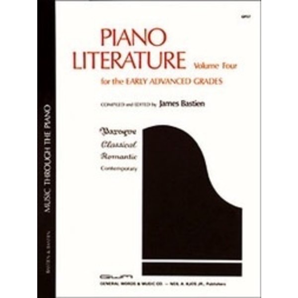 Bastien - Piano Literature, Volume 4