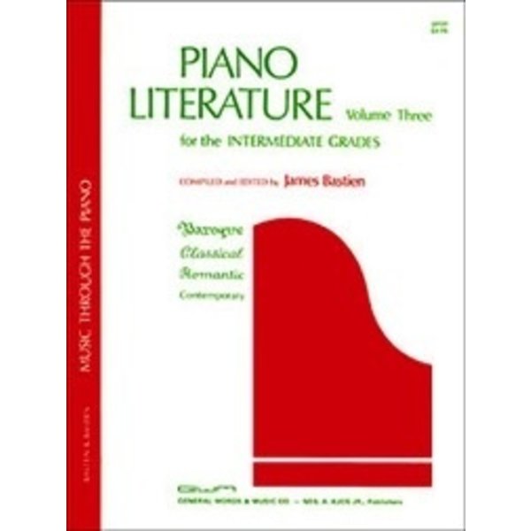 Bastien - Piano Literature, Volume 3