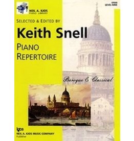Kjos Keith Snell Piano Repertoire: Baroque & Classical, Level 9
