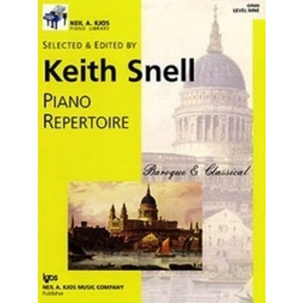 Kjos Keith Snell Piano Repertoire: Baroque & Classical, Level 9
