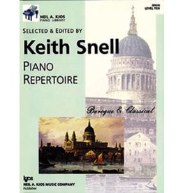 Kjos Keith Snell Piano Repertoire: Baroque & Classical, Level 10
