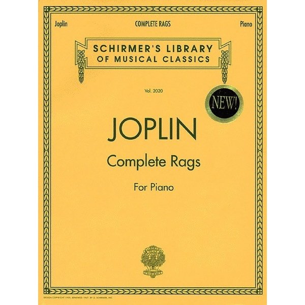 Schirmer Joplin - Complete Rags for Piano