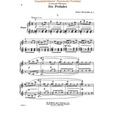 Schirmer Muczynski - Six Preludes, Op. 6