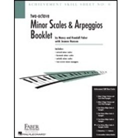 Faber Piano Adventures Achievement Skill Sheet No. 6: Two-Octave Minor Scales & Arpeggios