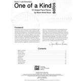 Alfred Music One of a Kind Solos, Book 2
