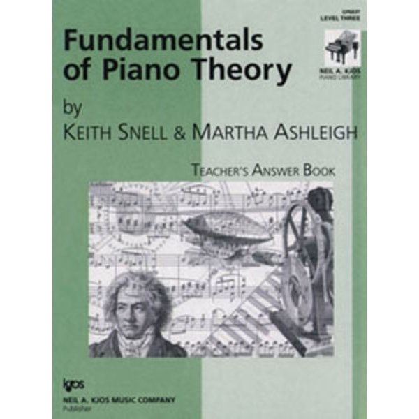 Kjos Keith Snell Fundamentals of Piano Theory, Level 3 - Answer Book