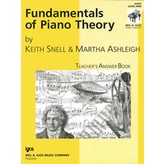 Kjos Keith Snell Fundamentals of Piano Theory, Level 9 - Answer Book
