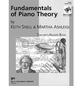 Kjos Keith Snell Fundamentals of Piano Theory, Level 5 - Answer Book