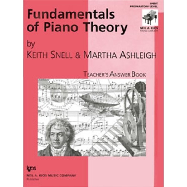 Kjos Keith Snell Fundamentals of Piano Theory, Preparatory - Answer Book