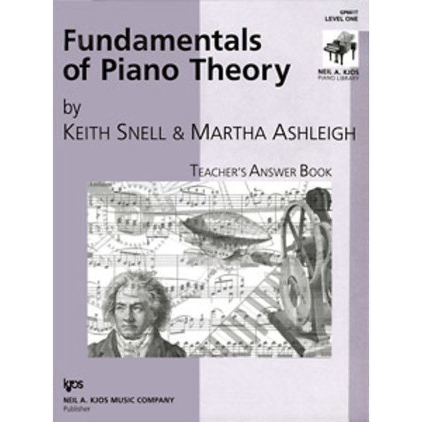Kjos Keith Snell Fundamentals of Piano Theory, Level 1 - Answer Book