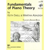 Kjos Keith Snell Fundamentals of Piano Theory, Level 4 - Answer Book