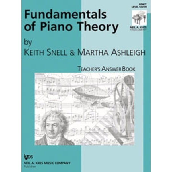 Kjos Keith Snell Fundamentals of Piano Theory, Level 7 - Answer Book