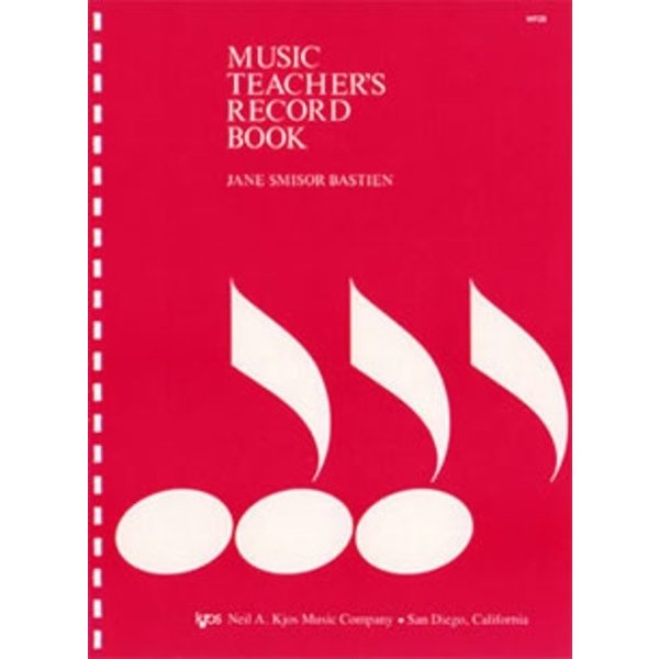 Kjos MUSIC TEACHERS RECORD BOOK