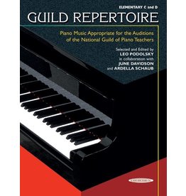 Alfred Music Guild Repertoire: Elementary C & D