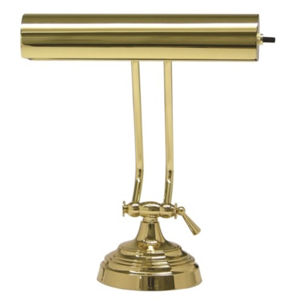 House of Troy Advent Polished Brass Piano Lamp