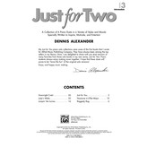 Alfred Music Alexander - Just For Two,  Book 3 (NFMC)