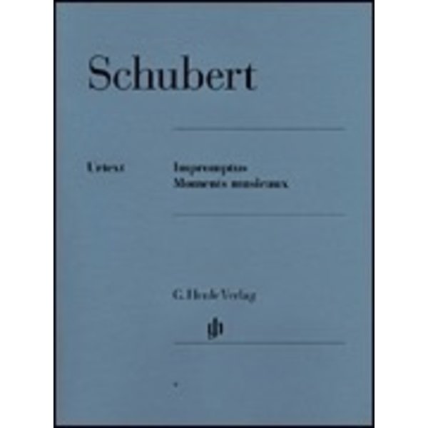Henle Urtext Editions Schubert - Impromptus and Moments Musicaux