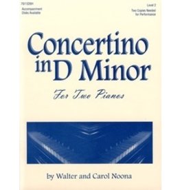 Heritage Music Press Noona - Concertino in D Minor for Two Pianos (NFMC)