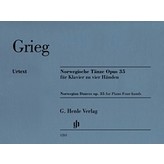 Hal Leonard Grieg - Norwegian Dances Op.35 Piano Duet for 4 Hands