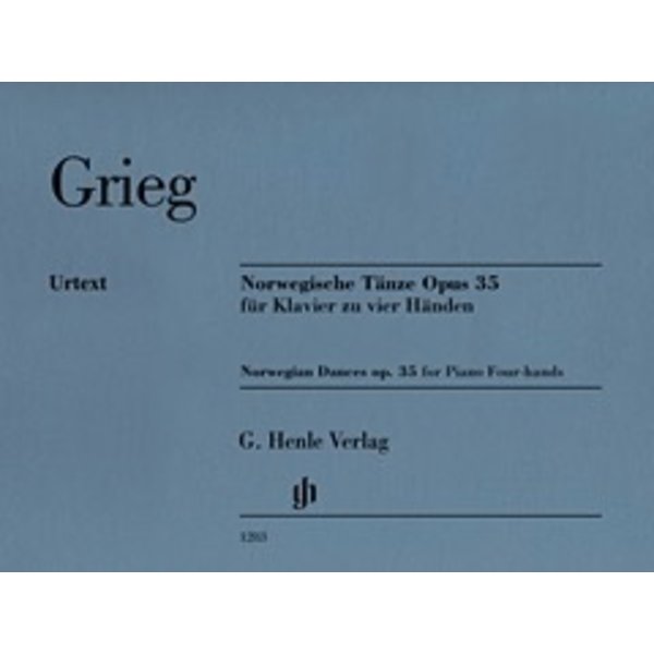 Henle Urtext Editions Grieg - Norwegian Dances Op.35 Piano Duet for 4 Hands (NFMC)