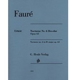 Henle Urtext Editions Fauré - Nocturne No. 6 in D-Flat Major Op. 63