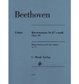 Henle Urtext Editions Beethoven - Piano Sonata No. 27 in E Minor, Op. 90