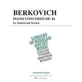Schirmer Berkovich - Piano Concerto, Op. 44 (NFMC)