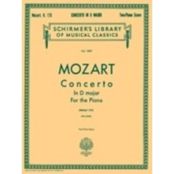 Schirmer Mozart - Concerto No. 5 in D, K.175