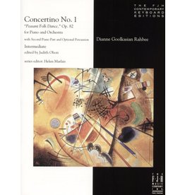 FJH Concertino No. 1 Peasant Folk Dance,  Op. 82 for Piano and Orchestra  (NFMC)