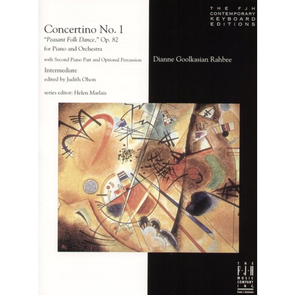 FJH Concertino No. 1 Peasant Folk Dance,  Op. 82 for Piano and Orchestra  (NFMC)