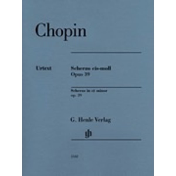 Henle Urtext Editions Chopin - Scherzo C Sharp Minor Op. 39