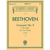 Schirmer Beethoven - Concerto No. 2 in Bb, Op. 19 (NFMC)