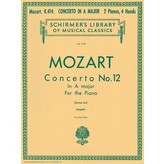 Schirmer Mozart - Concerto No. 12 in A,  K. 414 (NFMC)