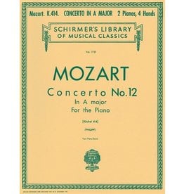 Schirmer Mozart - Concerto No. 12 in A,  K. 414 (NFMC)
