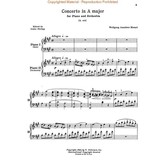 Schirmer Mozart - Concerto No. 12 in A, K.414