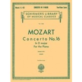 Schirmer Mozart - Concerto No. 16 in D, K.451